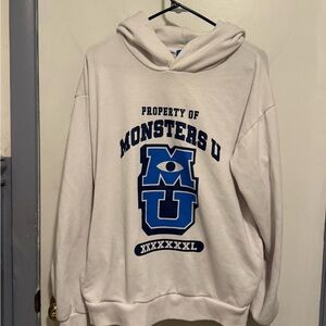 Disney White Monsters U Sweater